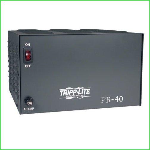 Tripp Lite DC Power Supply 40A 120VAC to 13.8VDC A...