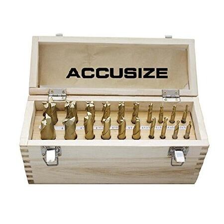 Accusize Industrial Tools - メトリック20個HSS TiNのコーティング...