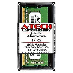 A-Tech 8GB モジュール Alienware 17 R5 ノートパソコン&ノートブック用 DDR4 2666Mhz メモリラム対応 (ATMS