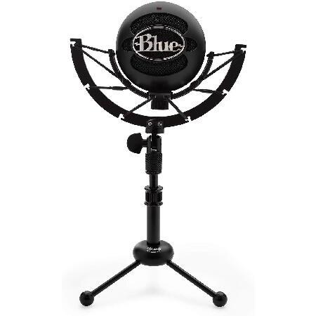 Blue Snowball iCEマイク(ブラック) Knoxギアショックマウントバンドル (2アイ...