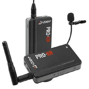 Azden Pro-XRプロフェッショナルグレード2.4GHzデジタルワイヤレスマイクシステムを備えた信号冗長テクノロジーを備えた