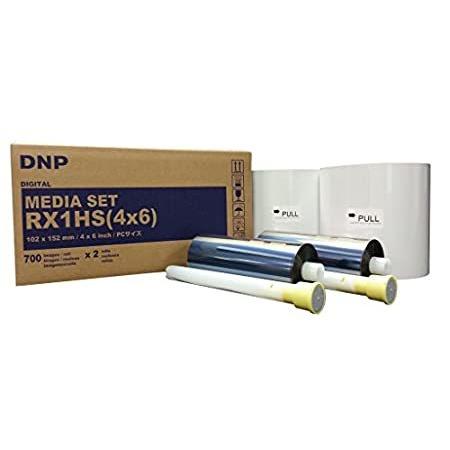 DNP 4x6 プリントメディア DS-RX1HS 染料サブプリンター用 1ロールあたり700枚 ケ...