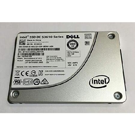 Intel 200GB SSD 2.5インチ 6Gb/s SATA ソリッドステートドライブモデル:...
