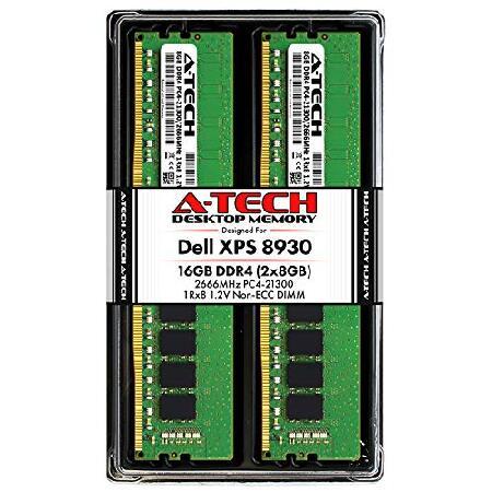 A-Tech 16GB RAMキット Dell XPS 8930 タワー用 - (2 x 8GB) ...