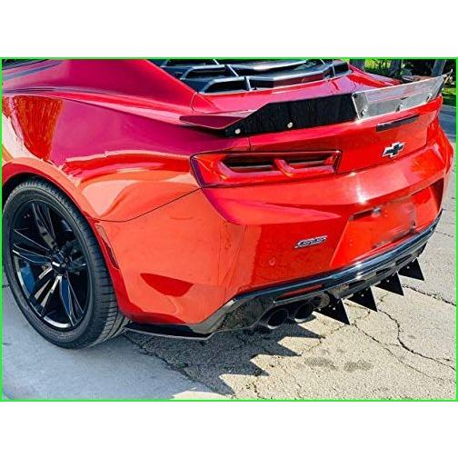 カマロ リア ディフューザー 6 ピース V8 2016-2018 SS、ZL1