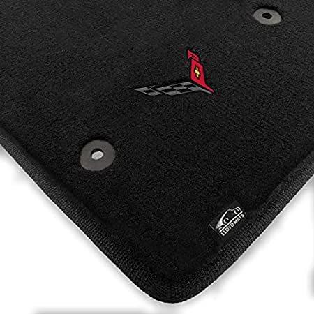 Lloyd Mats カスタムフロアマット コルベットC8 2020-ON ロゴマット 標準バインデ...