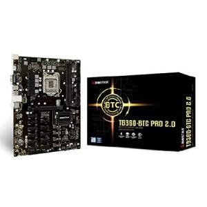 Biostar TB360-BTC PRO 2.0 Core i7/i5/i3 (インテル第8および第9世代) LGA1151 Intel B360 DDR4 12 GPU マイニングマザーボード アップグレードモデル｜galaxy-usa