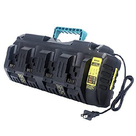 DCB104 4-Port Rapid Charger for Dewalt 12V 20V Max...