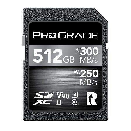 ProGrade Digital SDXC UHS-II V90 300R メモリーカード (512...