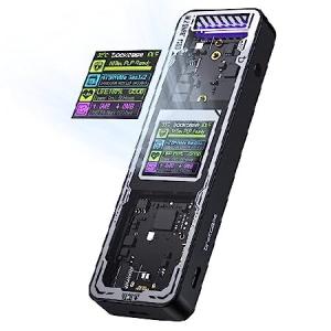 DOCKCASE エクスプローラーエディション M.2 NVMe SSDエンクロージャ 10s PLPサポート 書き込みデータ損失防止 USB 3.2 Gen 2 Type-C (10Gbps) NVMe PCIe/SATA N