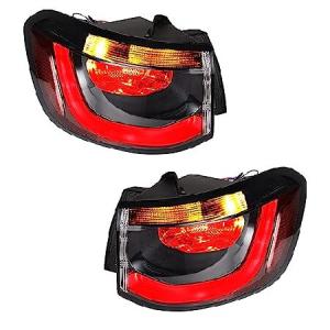 Astra Depot Set Halogen Running Brake Stop Tail Light Turn Signal Outer Lamp Compatible for 2017-2020 Jeep Compass