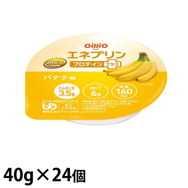 日清オイリオ エネプリン プロテインプラス バナナ味 40g×24個