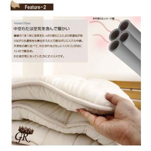 敷布団 寝心地ふわふわの軽がる敷き布団 シング...の詳細画像2