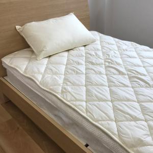 ウール100% ベッドパッド シングル 100×...の商品画像