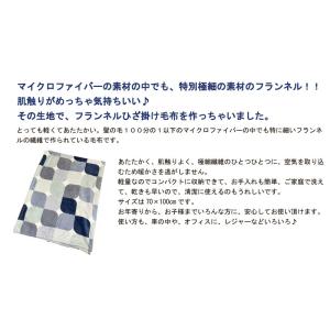 とってもECOな マイクロファイバー毛布 ひざ...の詳細画像2