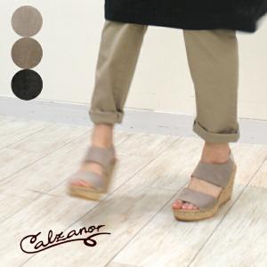 calzanor カルザノール 1304 SERRAJE バックストラップウエッジソールサンダル