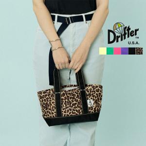 Drifter ドリフター BUCKEYE MINI TOTE バッカイミニトート DFV4610 レディース トートバッグ ナイロンバッグ  レオパード ヒョウ柄 無地 メール便可｜galette-store