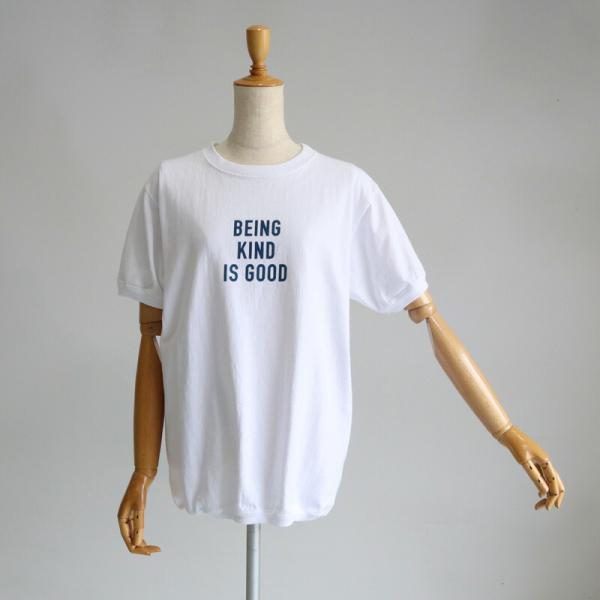 Goodwear tシャツ グッドウェア アメリカ製 &quot;BEING KIND IS GOOD&quot; 半袖...