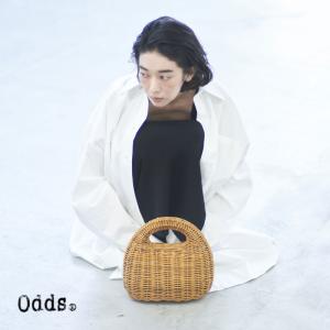 odds オッズ ラウンドバッグ カゴバッグ トートバッグ ROUNDED BAG od241-0601 レディース ラタンバッグ アラログバッグ 母の日｜galette-store