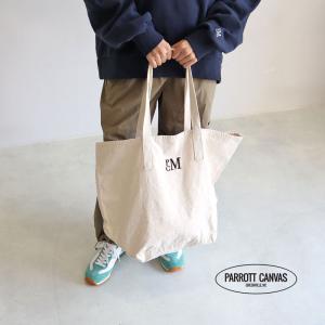 PARROTT CANVAS パロットキャンバス ピーシーエムキャンバストート PCM CANVAS TOTE PC23215005 ショルダーバッグ キャンバス生地 綿｜galette-store