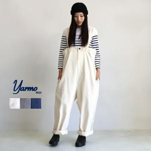 yarmo オールインワン ヤーモ ハイライズブレーストラウザーズ ワイドパンツ サロペット High Rise Brace Trousers YAR-23AW-P32｜galette-store