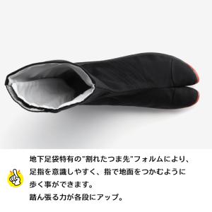 祭り足袋 黒 エアー足袋 黒 足袋 祭り 丸五...の詳細画像5