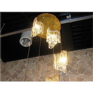シャンデリア 照明 LED 6灯 吹き抜け 照...の詳細画像3
