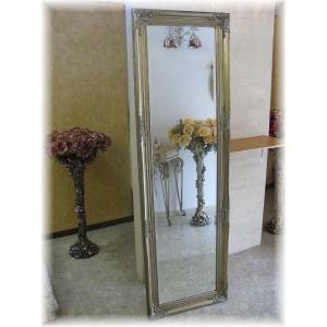鏡 かがみ ミラー 姿見 壁掛け 鏡 豪華 アンティーク