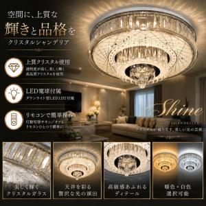 大型クリスタルシャンデリア LED付 照明 照明器具 天井直付灯 豪華