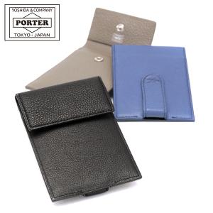 ポーター アレンジ カードケース ＆ マネークリップ 029-03890 財布 吉田カバン PORTER ARRANGE CARD CASE & MONEY CLIP 名刺入れ 本革 レザー 日本製｜galleria-onlineshop