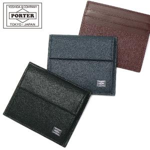 ポーター エイブル カード ＆ コインケース 030-03442 ミニ財布 吉田カバン PORTER ABLE CARD & COIN CASE メンズ レディース スリム 革 本革｜galleria-onlineshop