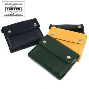 吉田カバン ポーター 三つ折り財布 クラスト PORTER CRUST 財布 035-03432