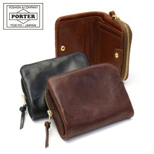 ポーター ソーク ウォレット 101-06054 吉田カバン PORTER SOAK WALLET 二つ折り財布 小銭入れあり ブランド 本革 レディース 日本製｜ギャレリア Bag&Luggage