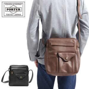 ポーター トスカーナ ショルダーバッグ 126-02616 斜めがけバッグ 吉田カバン PORTER TOSCANA SHOULDER BAG 小さめ 縦長 本革 メンズ レディース B5 日本製｜galleria-onlineshop