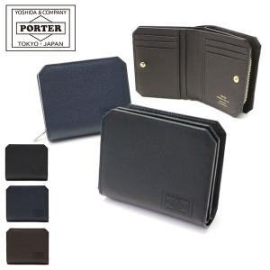吉田カバン ポーター 財布 PORTER NEWS ニュース 二つ折り 財布 本革 163-03069 メンズ レザー