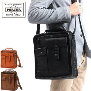 ポーター バロン 2WAYショルダーバッグ 206-02634 吉田カバン PORTER BARON 2WAY SHOULDER BAG ショルダーバッグ メンズ レディース A4 B5 斜めがけ 本革 縦長｜galleria-onlineshop