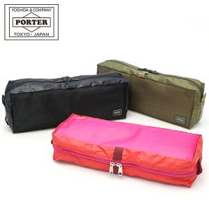 ポーター スナックパック ポーチ(L) 609-09808 吉田カバン PORTER 小物入れ トラベルポーチ SNACK POUCH(L) 黒 旅行 トラベル 日本製 メンズ レディース｜galleria-onlineshop