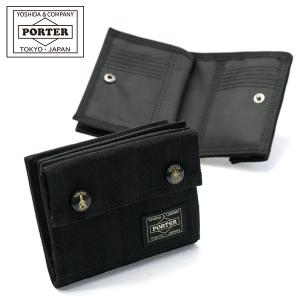 ポーター タンゴブラック レディースウォレット 638-07801 二つ折り財布 吉田カバン PORTER TANGO BLACK LADIES WALLET 日本製 メンズ レディース