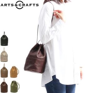 最大40%★4/21限定 アーツアンドクラフツ 巾着バッグ ARTS&CRAFTS ショルダー DRAW STRINGS POUCH M 本革 メンズ レディース VEGETABLE HORSE LEATHER｜galleria-onlineshop