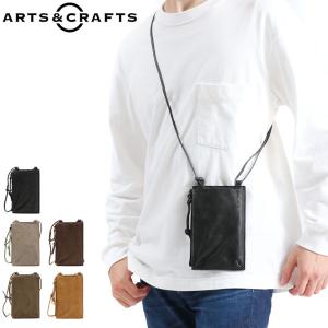 アーツアンドクラフツ スマホポーチ ショルダーバッグ ARTS&CRAFTS ショルダー PHONE SHOULDER 革 日本製 アーツ＆クラフツ メンズ レディース｜galleria-onlineshop