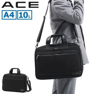 ace.GENEエースジーン2WAYビジネスバッグ黒ブリーフケースA4PC通勤 ace. GENE LABEL エース公式 ビジネスバッグ メンズ ブリーフケース
