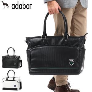 最大40%★4/25限定 アダバット トートバッグ adabat GOLF ゴルフ 2WAY 斜めがけバッグ 大容量 ファスナー付き A4 B4 スポーツ メンズ レディース ABT413｜galleria-onlineshop