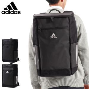 セール アディダス リュック スクエア メンズ レディース 大容量 通学 adidas リュックサック PC 学生 軽量 大きめ 31L A3 B4 A4 黒 63781