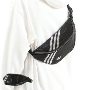 アディダスオリジナルス ウエストバッグ adidas Originals ウエストポーチ 斜めがけ ボディバッグ ラインストーン レディース メンズ KNJ44
