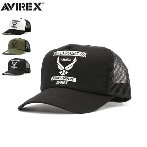 アヴィレックス キャップ AVIREX HEAD WEAR AIR FORCE MESH CAP 帽子 メッシュキャップ サイズ調整 メンズ レディース 70022700｜galleria-onlineshop