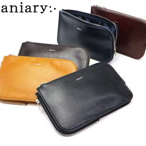 正規取扱店 アニアリ aniary マルチケース M Antique Leather アンティークレザー ポーチ 01-08003