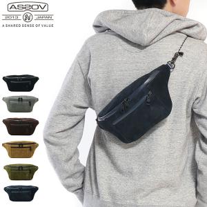 最大33%★6/2限定 アッソブ AS2OV ウエストバッグ WATER PROOF SUEDE Fanny Pack ボディバッグ ASSOV 091752 メンズ レディース｜galleria-onlineshop