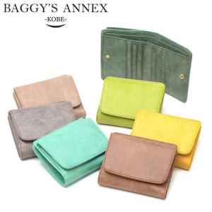 最大51%★8/23迄 バギーズアネックス 二つ折り財布 レディース box型小銭入れ ブランド BAGGY'S ANNEX 本革 おしゃれ 可愛い 女性 ギフト LZYS-7008