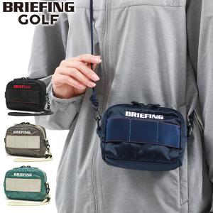日本正規品 ブリーフィング ゴルフ ポーチ BRIEFING GOLF 3WAY POUCH GOLF ECO TWILL ミニショルダー 斜めがけ 小さめ バッグ BRG223G48