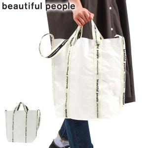 最大40%★4/25限定 ビューティフルピープル トートバッグ beautiful people sail cloth logo tape shoulder bag ショルダー 2WAY 日本製 レディース 611935｜galleria-onlineshop